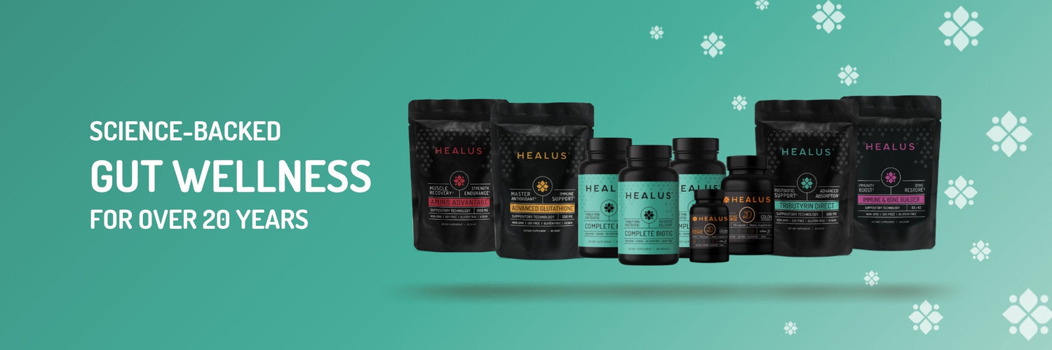 Healus Gut Wellness Complete Biotic Butyrate Postbiotic Supplements